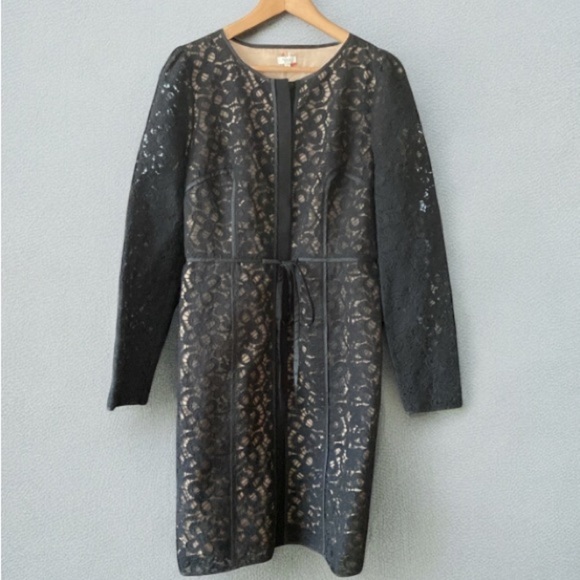 Hoss Intropia - Black Lace Jacket Dress Sophisticated & Timeless - Picture 2 of 12
